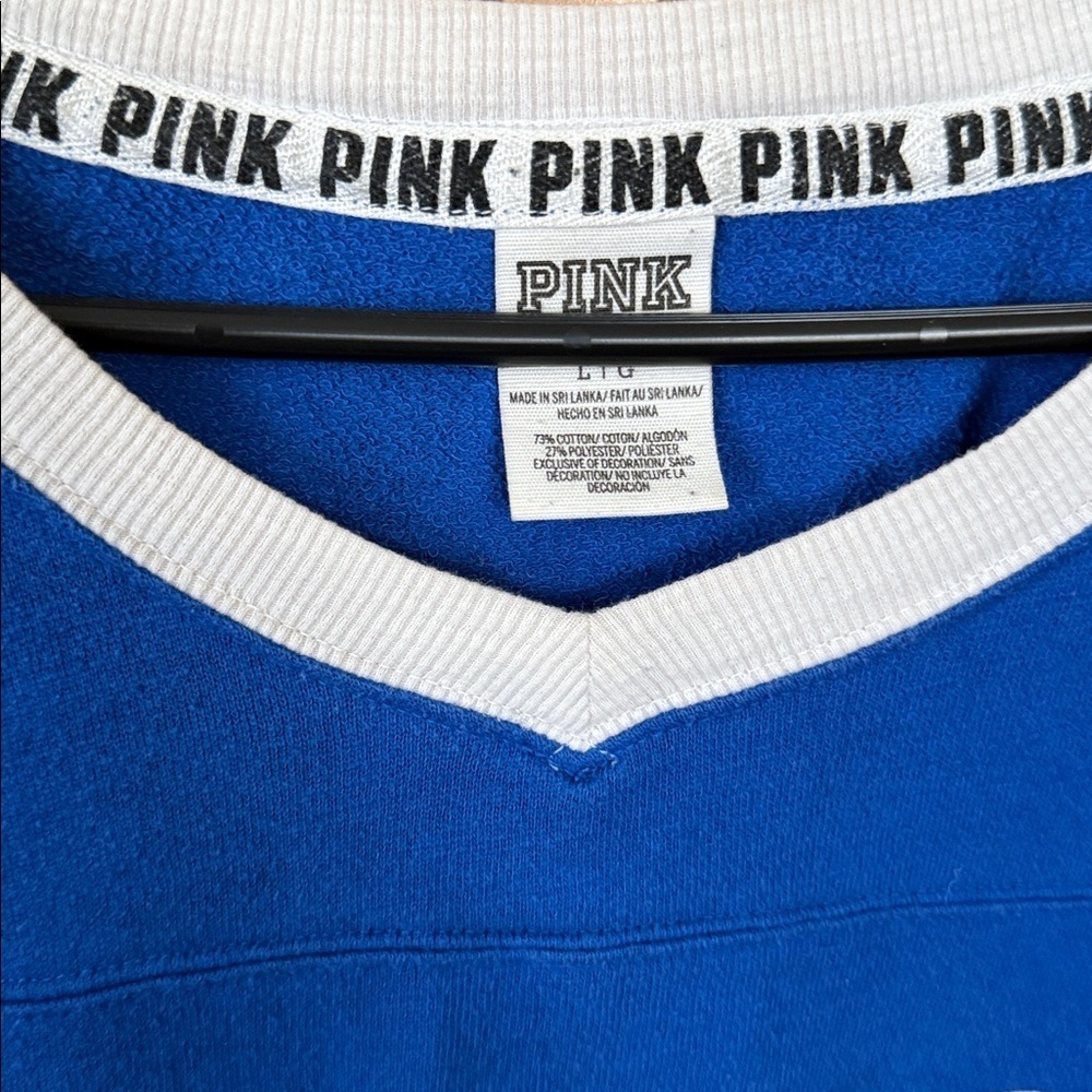 Vintage Pink by VS V neck Relaxed Oversized Top. Size L - Picture 5 of 10